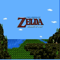 Zelda 2 Journey of a Day hard Title Screen